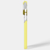 Coques Case-Mate iPhone Fleur Jaune Fleur marron Personnalisé (Verso / Gauche)