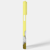 Coques Case-Mate iPhone Fleur Jaune Fleur marron Personnalisé (Verso / Droite)