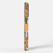 Coques Case-Mate iPhone Fleur jaune moutarde Rétro 1970 (Verso / Droite)