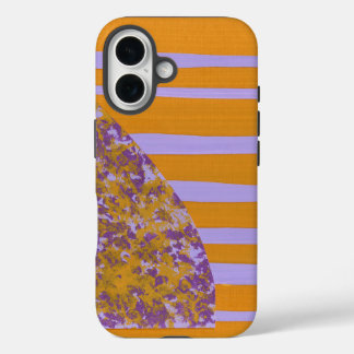 Coques iPhone 16 Fleur jaune violette
