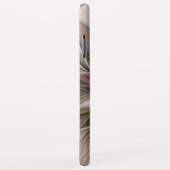 Coques Case-Mate iPhone Fleur joyeuse abstraite beige marron floral fracta (Dos/Droite)