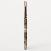 Coques Case-Mate iPhone Fleur joyeuse abstraite beige marron floral fracta (Dos/Gauche)