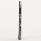 Coques Case-Mate iPhone Fleur joyeuse abstraite beige marron floral fracta (Dos/Droite)