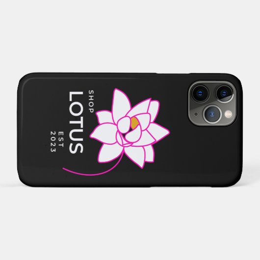 Coques Case-Mate iPhone Fleur LOTUS (Dos (Horizontal))