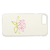 Coques Case-Mate iPhone Fleur Lotus / Lys d'eau sur un Arrière - plan de c (Dos (Horizontal))