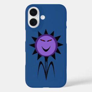 Coques iPhone 16 Fleur Maléfique Kawaii Goth Halloween