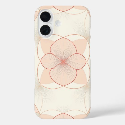 Coques Case-Mate iPhone Fleur Mandala Blush (Verso)