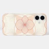 Coques Case-Mate iPhone Fleur Mandala Blush (Verso (horizontal))