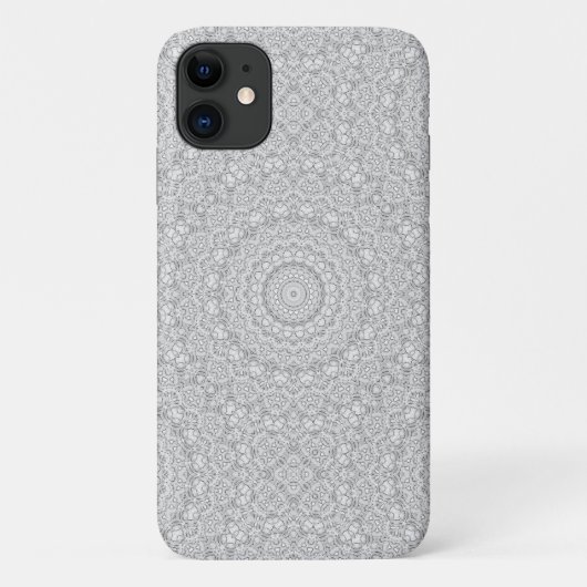 Coques Case-Mate iPhone Fleur Mandalal_MG_2221 NoirEtBlanc (Dos)