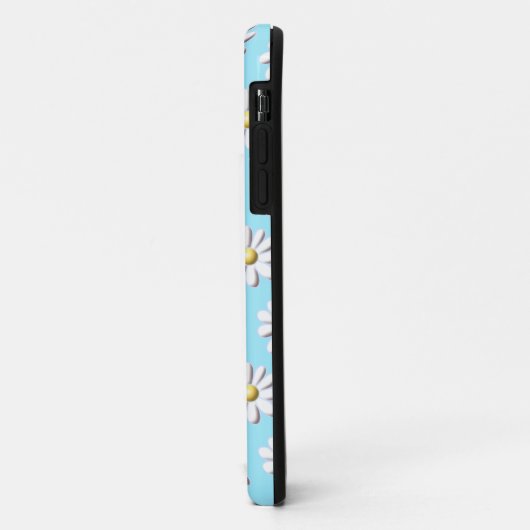 Coques Case-Mate iPhone Fleur marguerite 3D (Dos/Gauche)
