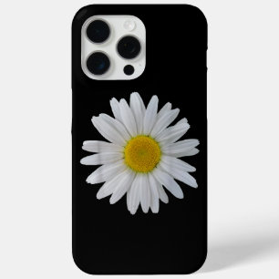 Coque iPhone 15 Pro Max Fleur marguerite blanche, marguerite florissante,