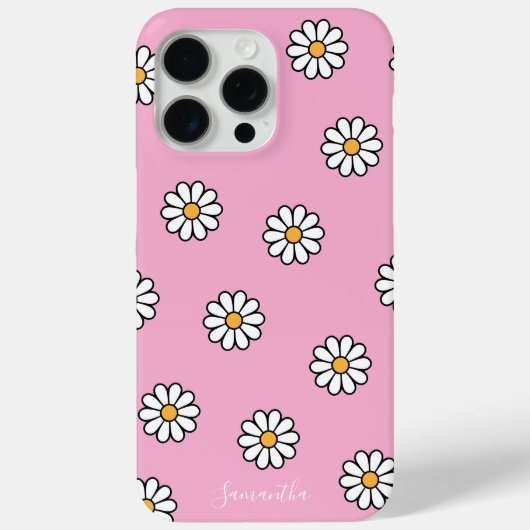 Coques Case-Mate iPhone Fleur marguerite blanche mignonne (Verso)