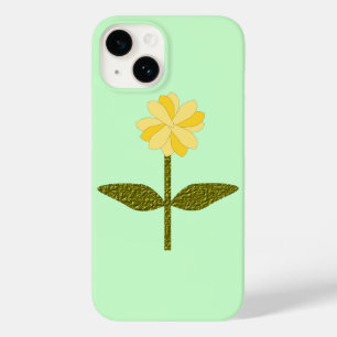 Coque Pour iPhone 14 Fleur marguerite jaune
