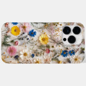 Coques Case-Mate iPhone Fleur marguerite Pressée Véritable Floral Botaniqu (Verso (horizontal))