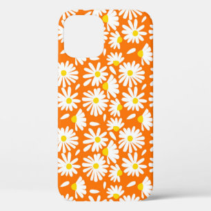Case-Mate iPhone Case Fleur marguerite rétro : orange vintage.