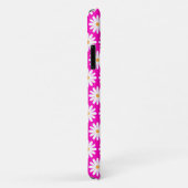 Coques Case-Mate iPhone Fleur marguerite rose et blanc (Dos/Droite)