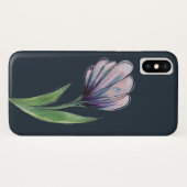 Coques Case-Mate iPhone Fleur mauve molle (Dos (Horizontal))