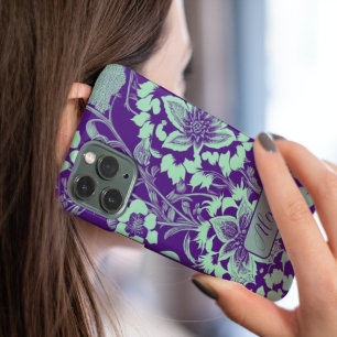Case-Mate iPhone Case Fleur minimaliste violette Bloom avec style