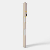 Coques Case-Mate iPhone Fleur moderne et texte personnalisé (Verso / Droite)