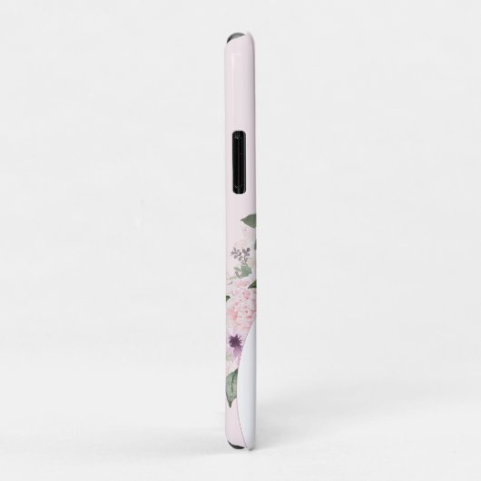 Coques Case-Mate iPhone Fleur moderne rose Élégante Feminine (Dos/Droite)