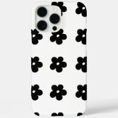 Coques Case-Mate iPhone Fleur noire (Verso)