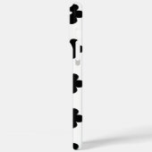 Coques Case-Mate iPhone Fleur noire (Verso / Gauche)