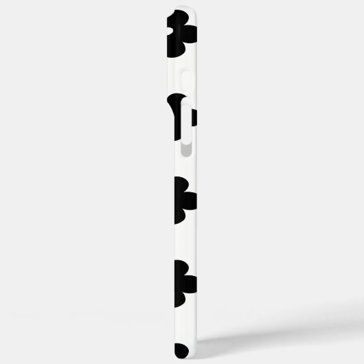 Coques Case-Mate iPhone Fleur noire (Verso / Gauche)