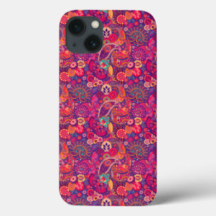 Case-Mate iPhone Case Fleur noire : Motif de jardin rose artistique