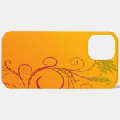 Coques Case-Mate iPhone Fleur orange (Verso / Droite)