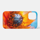 Coques Case-Mate iPhone Fleur orange (Verso (horizontal))