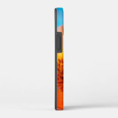 Coques Case-Mate iPhone Fleur orange (Verso / Droite)