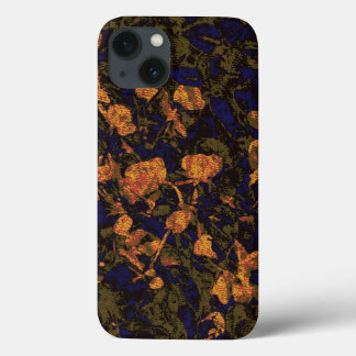Case-Mate iPhone Case Fleur orange contre le motif de camouflage de