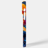 Coques Case-Mate iPhone Fleur orchidée orange (Verso / Gauche)