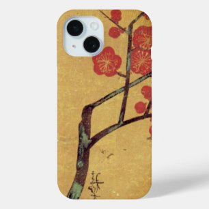 Coque Pour iPhone 15 Fleur orientale vintage cerisier japonais