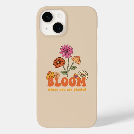 Coques Case-Mate iPhone Fleur Où vous êtes planté (Verso)