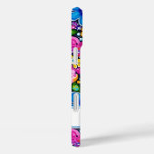 Coques Case-Mate iPhone Fleur personnalisée rétro groovy (Verso / Droite)
