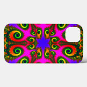 Coques Case-Mate iPhone Fleur Phoenix Abstraite fractale (Verso (horizontal))