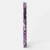 Coques Case-Mate iPhone Fleur pourpre de point (Dos/Gauche)