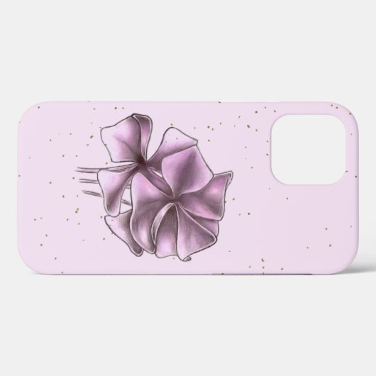 Coques Case-Mate iPhone Fleur pourpre et Lavendar (Verso (horizontal))
