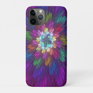 Case-Mate iPhone Case Fleur psychédélique colorée Art fractal Abstrait