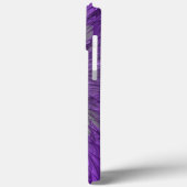 Coques Case-Mate iPhone Fleur psychédélique violette Abstraite Fractal Art (Verso / Gauche)