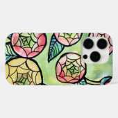 Coques Case-Mate iPhone Fleur Ranunculus Illustration Fleurs roses mignonn (Verso (horizontal))