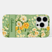 Coques Case-Mate iPhone Fleur retro (Verso (horizontal))