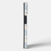 Coques Case-Mate iPhone Fleur Rétro Bleu Clair Et Crème (Verso / Droite)