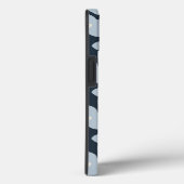 Coques Case-Mate iPhone Fleur Rétro Bleu Clair Et Navy (Verso / Droite)