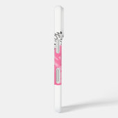 Coques Case-Mate iPhone Fleur rose (Verso / Droite)