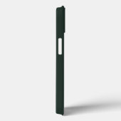 Coques Case-Mate iPhone Fleur rose et feuilles sur vert foncé (Verso / Droite)