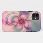Coques Case-Mate iPhone Fleur rose Et Gris (Dos (Horizontal))