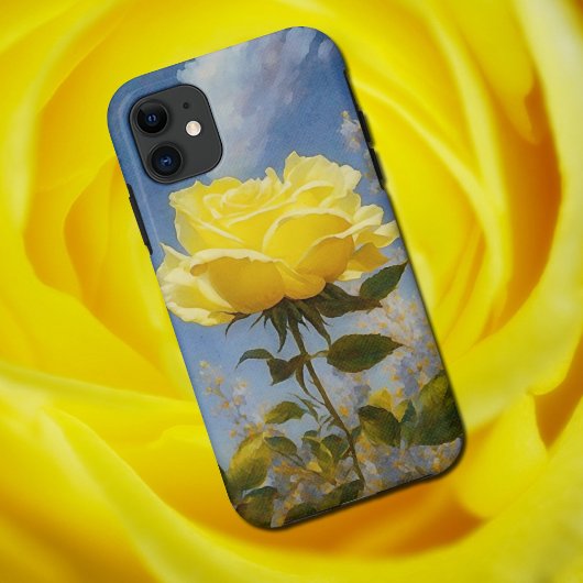 Coques Case-Mate iPhone Fleur rose jaune Art Garden Téléphone Case