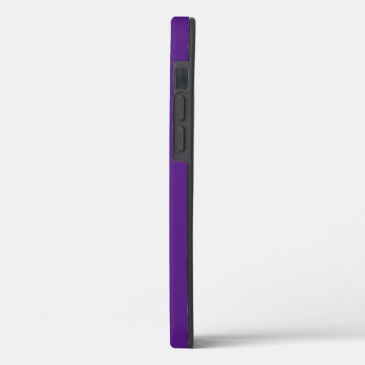 Coques Case-Mate iPhone Fleur rose monogramme violet (Verso / Gauche)